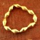 22k Gold plated Stretchable bracelet, Brass handmade jewelry